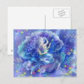 Zeemeermin en kind briefkaart (Voorkant / Achterkant)