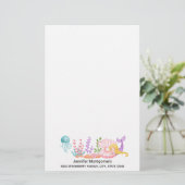 Zeemeermin en kwallen onder de Waterverf van de Ze (Staand voorkant)