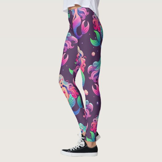 Zeemeermin en Marine Motieven Leggings (Links)