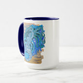 Zeemeermin en octopus mok (Voorkant links)