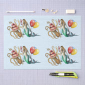 Zeemeermin en Octopus Party Tissue Paper Tissuepapier (Craft)