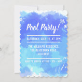 Zeemeermin En Parel Oester Verjaardagsfeest Uitnod Kaart (Achterkant)