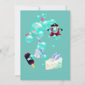 Zeemeermin en Piraat Verjaardag Kaart (Achterkant)