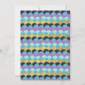 Zeemeermin en Piraat verjaardagsuitnodiging Paarse Kaart (Achterkant)