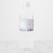 Zeemeermin en piraten Birthday Party under the Zee Waterfles Etiket (Achterkant)