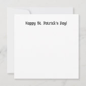 Zeemeermin en Pot met Goud St. Patrick Dag Kaart (Achterkant)
