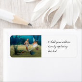 Zeemeermin en Schildpad Etiket (Insitu)