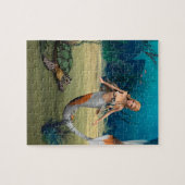 Zeemeermin en Schildpad Legpuzzel (Horizontaal)