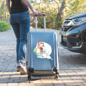 Zeemeermin en schildpad sticker (Koffer Insitu)