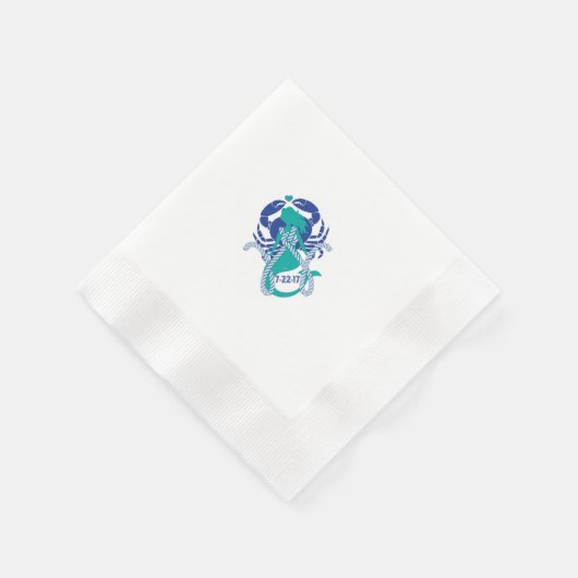 Zeemeermin en Sealife Cocktail servetten (Hoek)