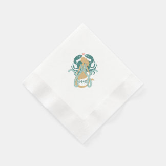 Zeemeermin en Sealife Cocktail servetten voor Kati