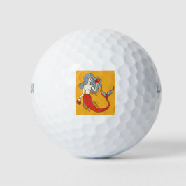 Zeemeermin en Skulls Golfballen