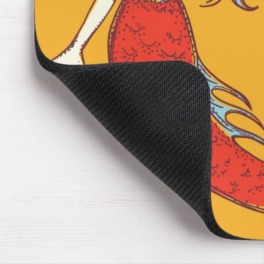 Zeemeermin en Skulls Muismat (Hoek)