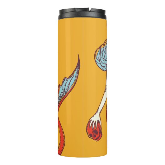 Zeemeermin en Skulls Thermosbeker (Achterkant)