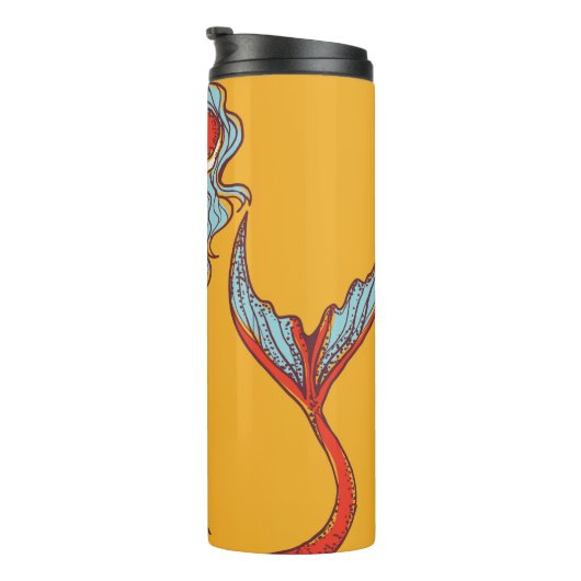 Zeemeermin en Skulls Thermosbeker (Geroteerd rechts)