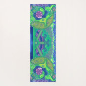 Zeemeermin en vis, fantasie onderwater, nautische  yogamat (Achterkant)