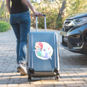 Zeemeermin en vissticker sticker (Koffer Insitu)