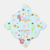 Zeemeermin en vrienden girly Verjaardagsfeest Bedankdoosjes (Uitgevouwen)