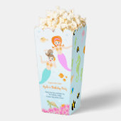 Zeemeermin en vrienden girly Verjaardagsfeest Bedankdoosjes (Popped)