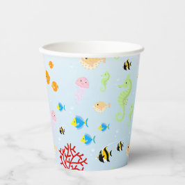 Zeemeermin en vrienden girly Verjaardagsfeest Papieren Bekers