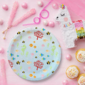 Zeemeermin en vrienden girly Verjaardagsfeest Papieren Bordje (Feest)