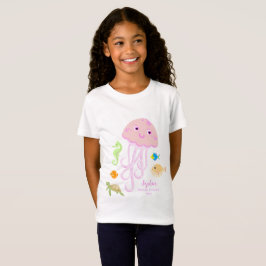 Zeemeermin en vrienden girly Verjaardagsfeest T-shirt