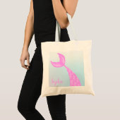 Zeemeermin en vrienden girly Verjaardagsfeest Tote Bag (Voorkant (product))