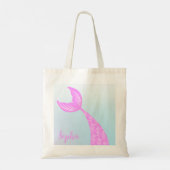 Zeemeermin en vrienden girly Verjaardagsfeest Tote Bag (Achterkant)