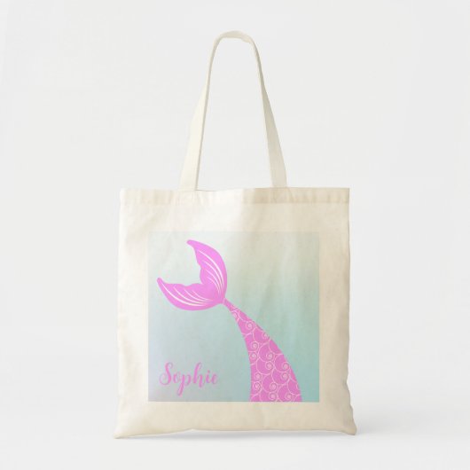 Zeemeermin en vrienden girly Verjaardagsfeest Tote Bag (Voorkant)