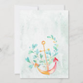 Zeemeermin en vrienden onderwater uitnodiging (Achterkant)