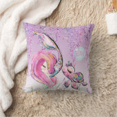 Zeemeermin en zeeschildpad en vrienden, eerste let kussen (Deken)