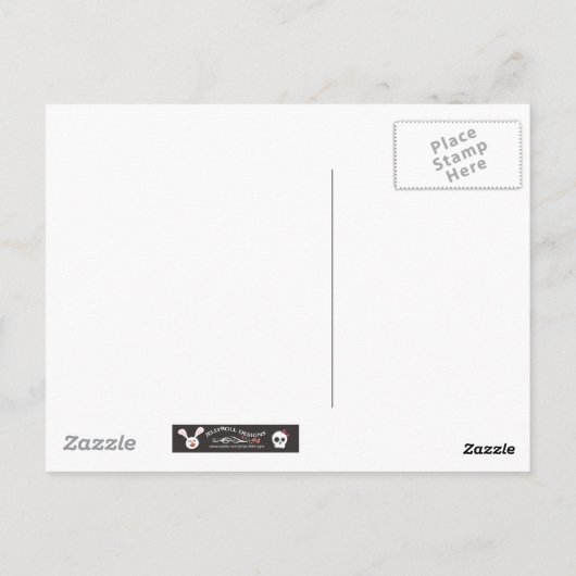 Zeemeermin en zeeschildpadden briefkaart (Achterkant)