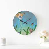 Zeemeermin en zegel grote klok (Huis)