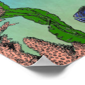 Zeemeermin en zegel poster (Hoek)