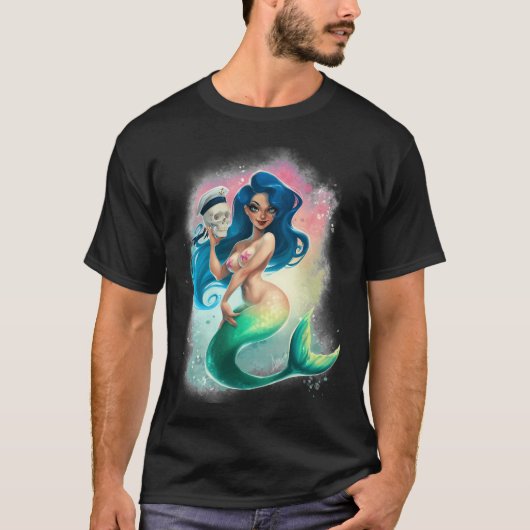 Zeemeermin en zeiler t-shirt (Voorkant)