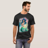 Zeemeermin en zeiler t-shirt (Voorkant volledig)