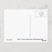 Zeemeermin en zwaardsman briefkaart (Achterkant)