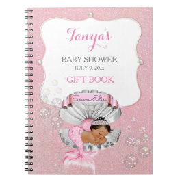 Zeemeermin Etnische Baby Roze Schelp Parels Notitieboek