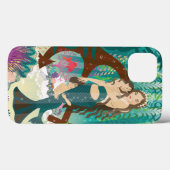 Zeemeermin familie (brunettes) Case-Mate iPhone case (Achterkant (horizontaal))
