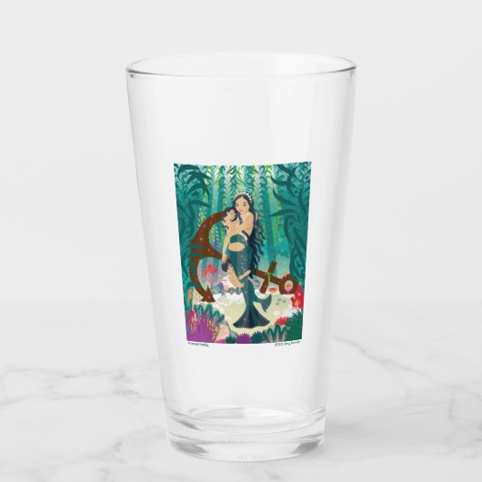 Zeemeermin Familie Glas (Voorkant)