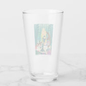 Zeemeermin Familie (licht blondines) Glas (Achterkant)