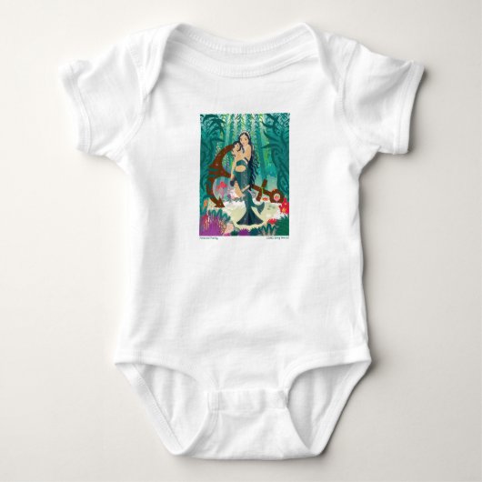 Zeemeermin Familie Romper (Voorkant)