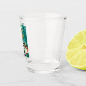 Zeemeermin familie (roodharigen) shot glas (Rechts)