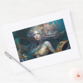 Zeemeermin Fantasie Dromen Rechthoekige Sticker (Envelop)
