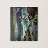 Zeemeermin Fantasie Oceaan Zeegezicht Golven Stran Legpuzzel (Verticaal)