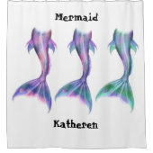 Zeemeermin Fantasy Fairy Tales Cartoon Tails Douchegordijn (Voorkant)