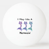 Zeemeermin Fantasy Fairy Tales Cartoon Tails Pingpongbal (Achterkant)