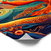 Zeemeermin Fantasy Print, Waarde Poster Papier (Ma (Hoek)