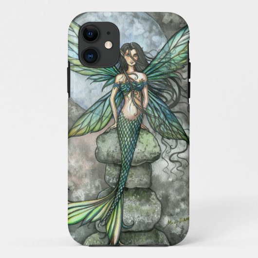Zeemeermin Fee Groene iPhone Hoes (Achterkant)