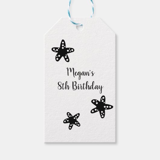 Zeemeermin Feestje Cadeaulabel (Voorkant)